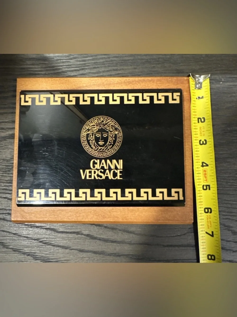 Gianni Versace Vintage license Plaque Meduca
